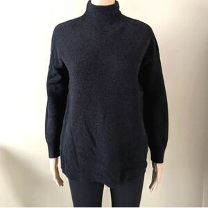 Roots wool cashmere blended mock neck sweater, women's medium